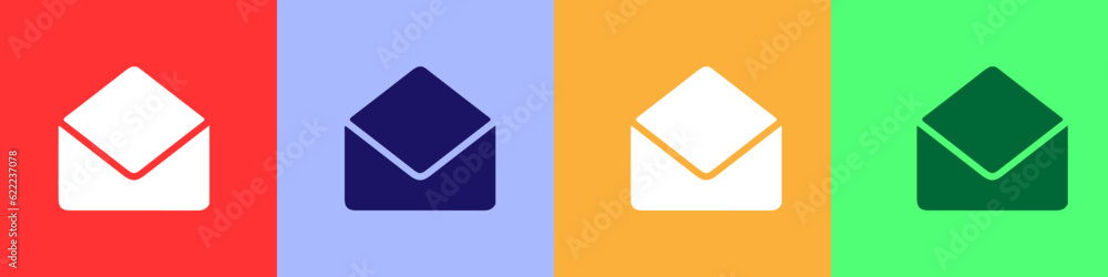 mail messege icon solid style mail messege icon solid style