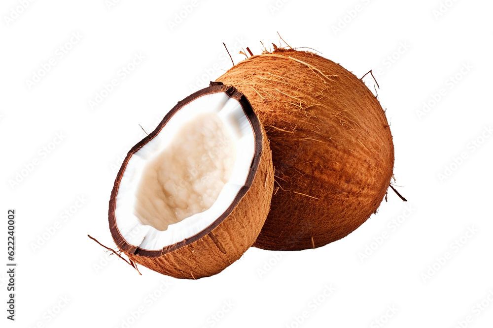 Coconut. isolated object, transparent background Coconut. isolated object, transparent background