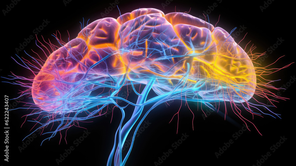 brain neurology abstract design