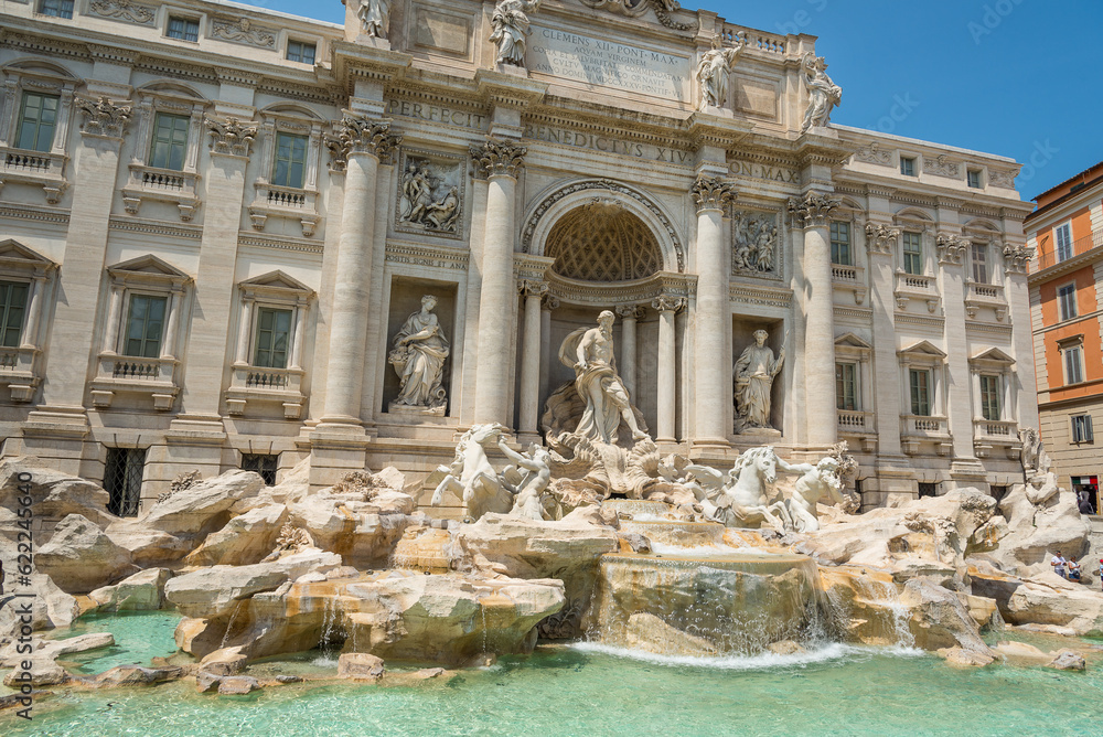 Trevi fountain the most visiting sightseeing  in Rome
