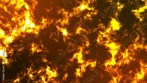 Abstract Fire wall illustration. Wall of Fire seamless background. Fire Background.