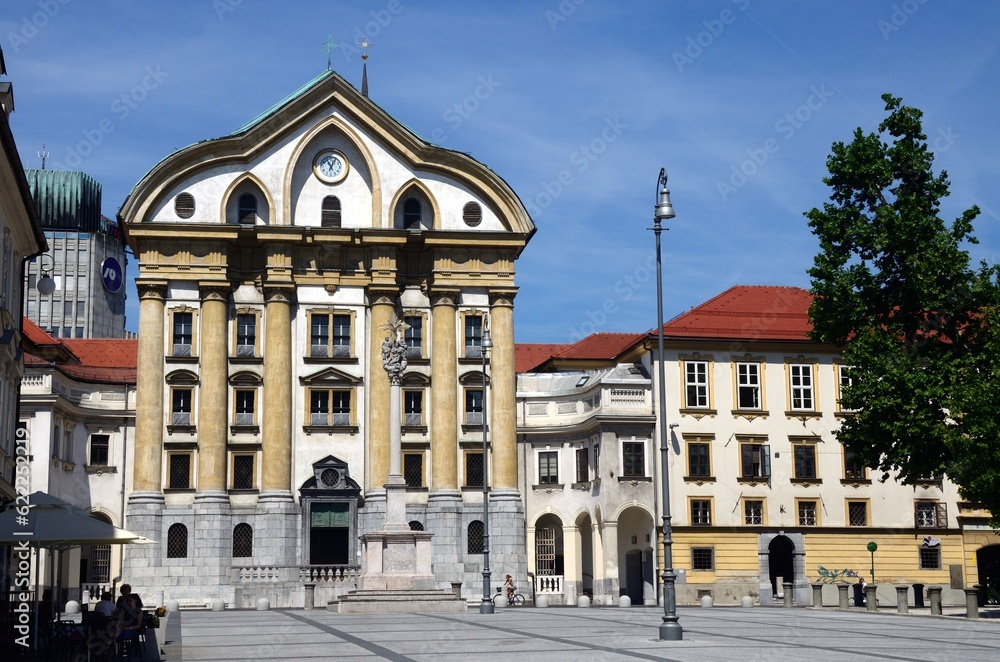 Iglesia Ursulina de la Santísima Trinidad en Liubliana, Eslovenia