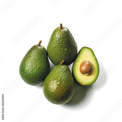 avocado fruit theme design illustration