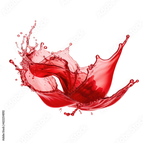 water color splash isolated on white