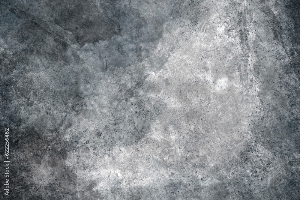Fototapeta premium Gray illustration concrete stone wall background.