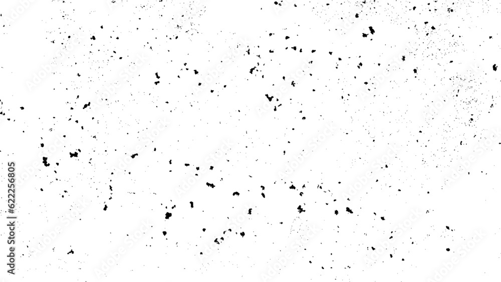 Black dust grainy texture isolated on white background. Dust overlay. Dark noise granules. Grunge textures Distressed Effect. Grunge Background. Vector textured effect.