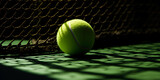 tennis ball in a minimalist style, generative ai