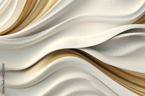 Background of a white ultra waves abrasive forms. AI generated