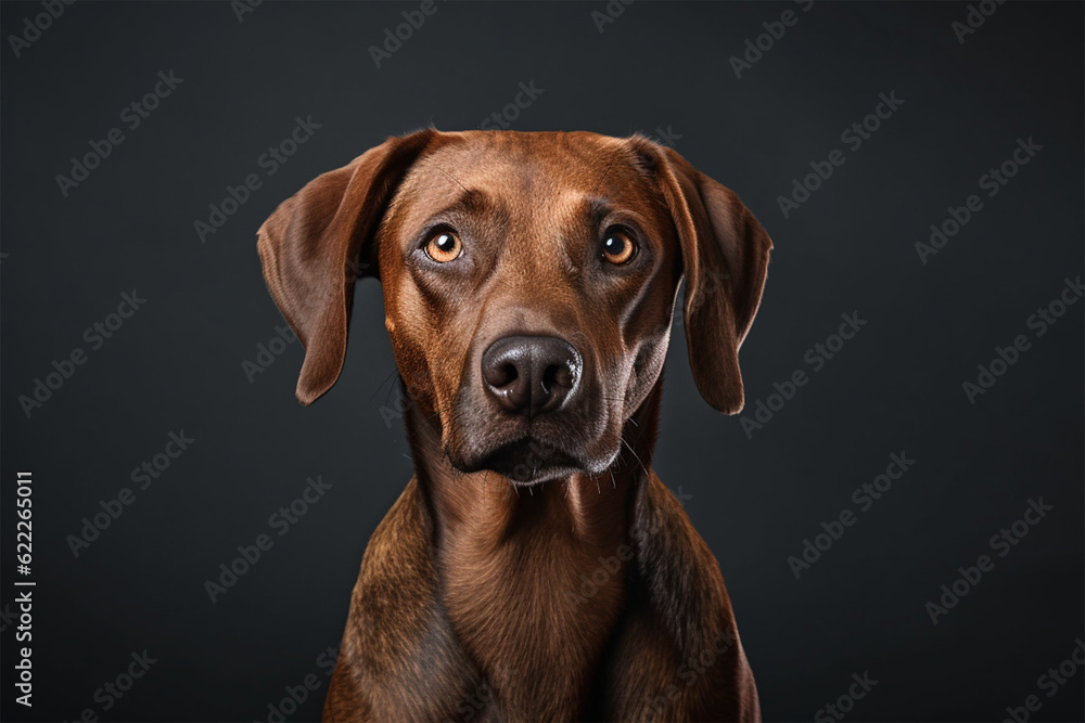 portrait of a dachshund generative ai