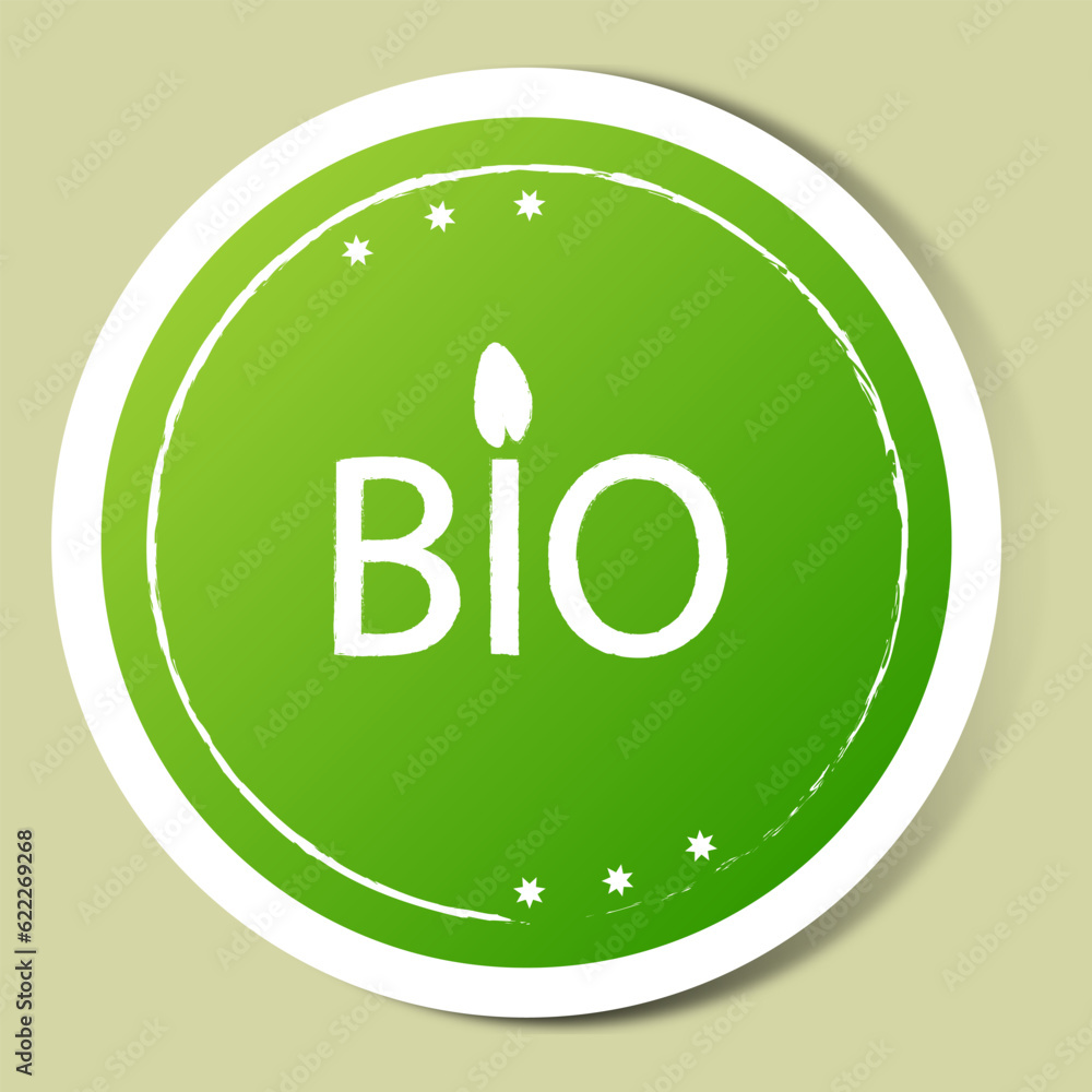organic and natural products round big sticker organic and natural products round big sticker