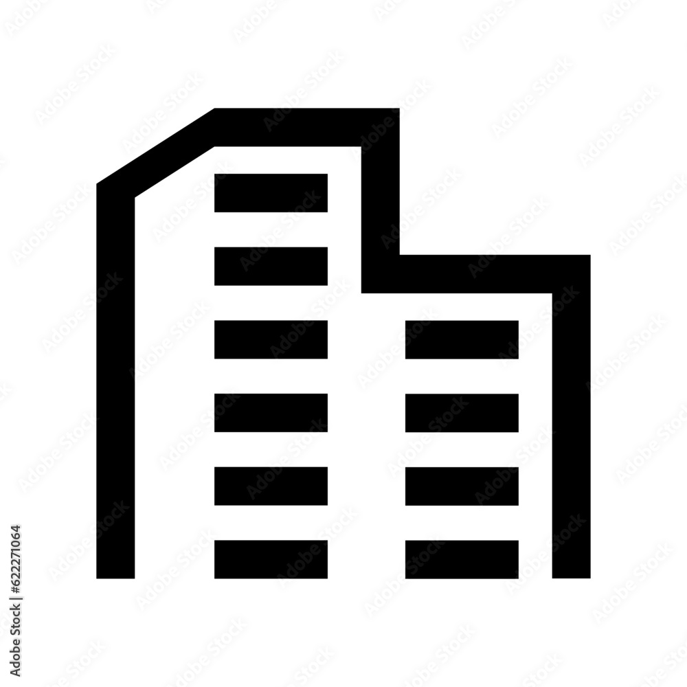 Building icon. Abstract real estate symbol. Building icon. Abstract real estate symbol.