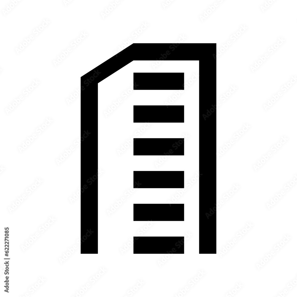 Building icon. Abstract real estate symbol. Building icon. Abstract real estate symbol.