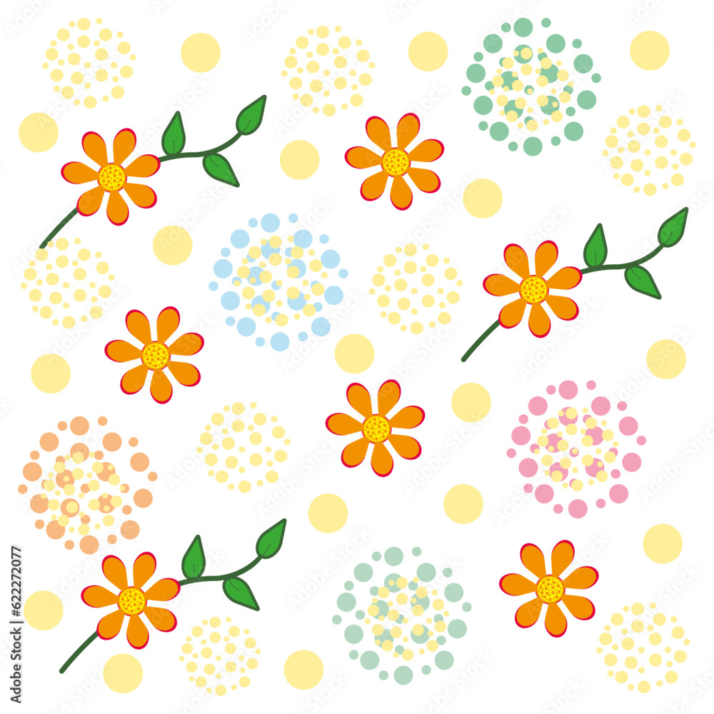 seamless pattern with flowers seamless pattern with flowers