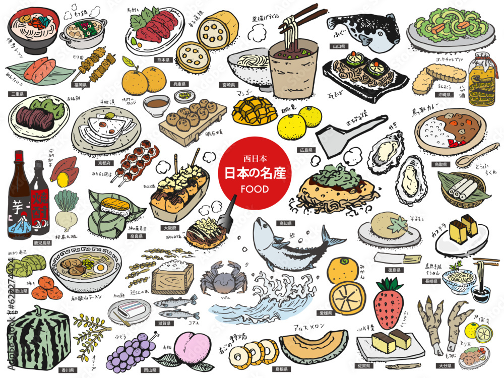 西日本名産(食文化) 西日本名産(食文化)