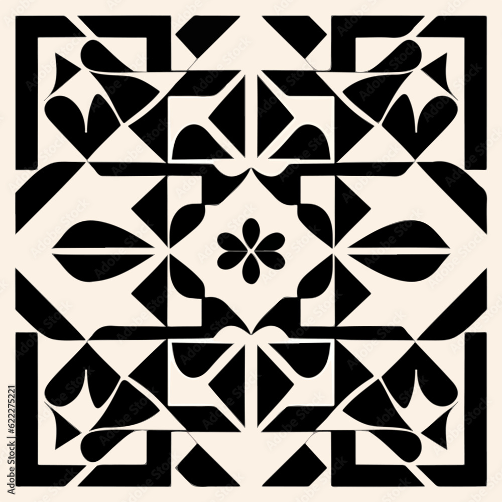 Captivating black and white pattern on a white backdrop, drawing inspiration from Persian design and art deco influences. The ornate geometric shapes create a visually stunning and intricate. Captivating black and white pattern on a white backdrop, drawing inspiration from Persian design and art deco influences. The ornate geometric shapes create a visually stunning and intricate.