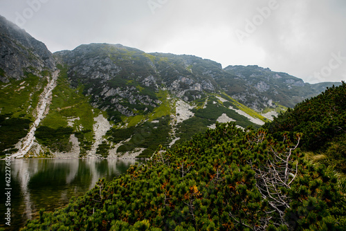 Black Pond ,Czarny Staw Gasienicowy, High Tatra Mountains, Poland.