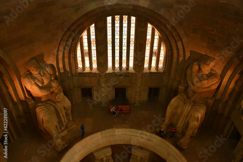 Photos Hall of Fame with colossal statues at the Monument to the Battle of the Nations,