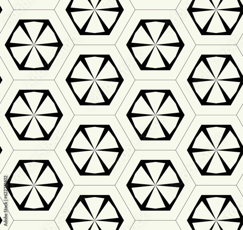 Vector monochrome geometric pattern in simple graphic design. Fashion trendy geometry. Vector illustration.