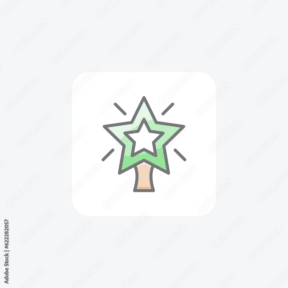Magic Wand Star Awesome Fill Icon Magic Wand Star Awesome Fill Icon