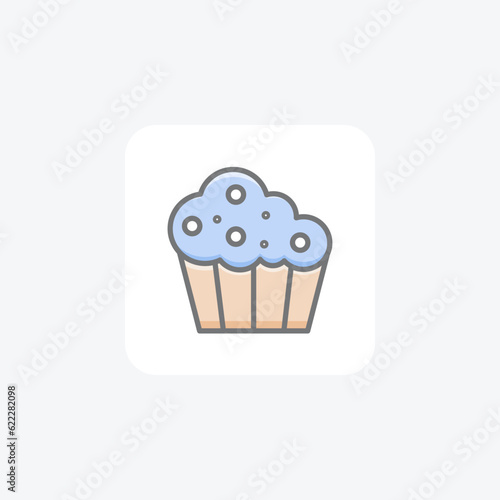 Ice Cream Awesome Fill Icon