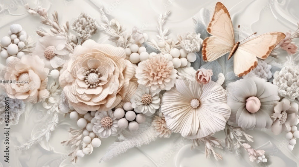3d floral background and 3d floral tumbler wrap 3d floral background and 3d floral tumbler wrap
