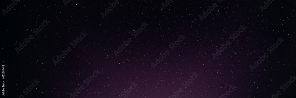 Obraz premium Night Starry Sky Background. Night View Of Glowing Stars.