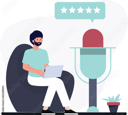 Podcast illustrations