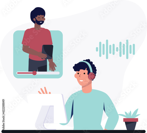 Podcast illustrations