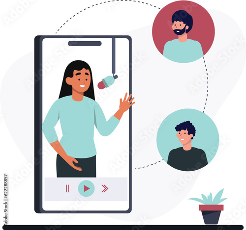 Podcast illustrations