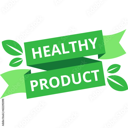 eco friendly label healthy procuct photo