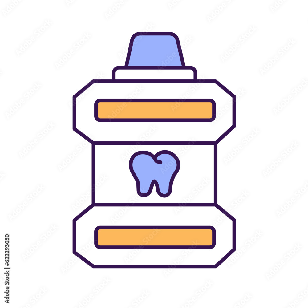 Mouthwash Vector Icon

