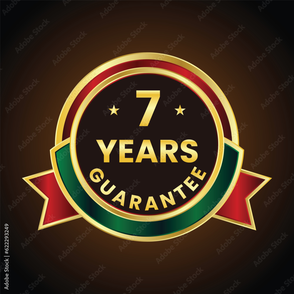 7 years guarantee golden label 7 years guarantee golden label