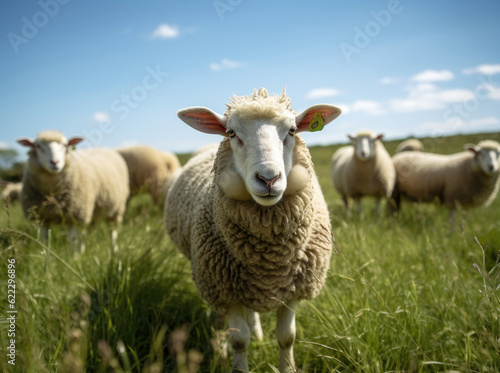 Sheep in a pasture