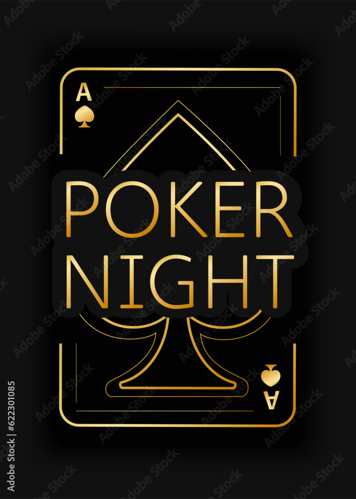 Ace of spades on a black background. Poker night background. Vector illustration. Ace of spades on a black background. Poker night background. Vector illustration.