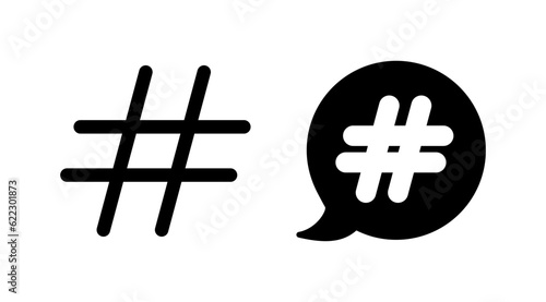 Hashtag icon vector. hashtag simbols