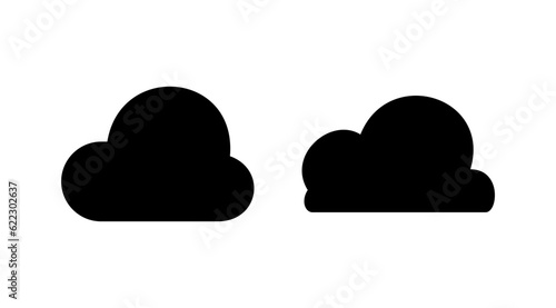 Cloud icon vector. cloud data. cloud services