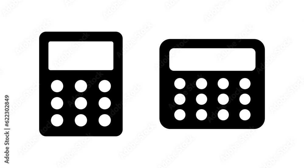 Calculator icon vector. math icon. finances sign Calculator icon vector. math icon. finances sign