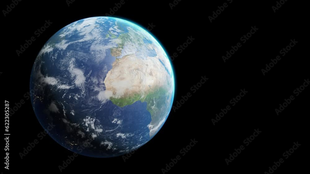 Earth planet. Spinning globe with day and night transition. Seamless loop 3D animation with alpha channel Earth planet. Spinning globe with day and night transition. Seamless loop 3D animation with alpha channel