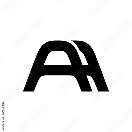 AA simple original logo concept vector