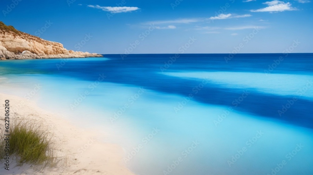 beautifull beach with bleu clear water beautifull beach with bleu clear water