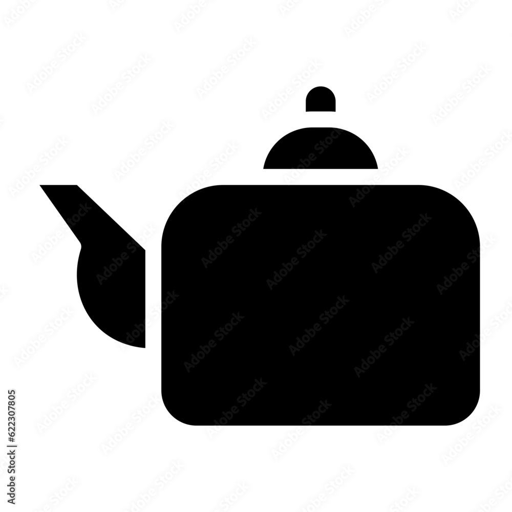Obraz premium teapot glyph 
