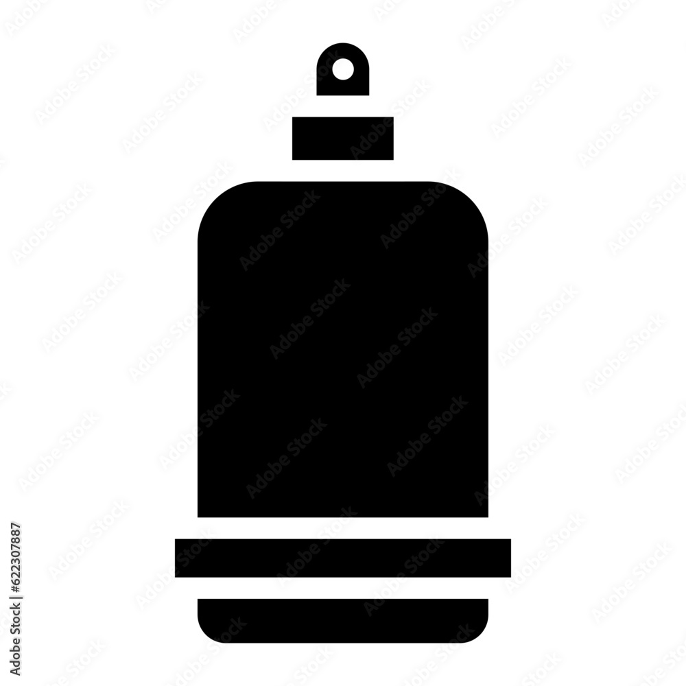 Obraz premium water bottle glyph 