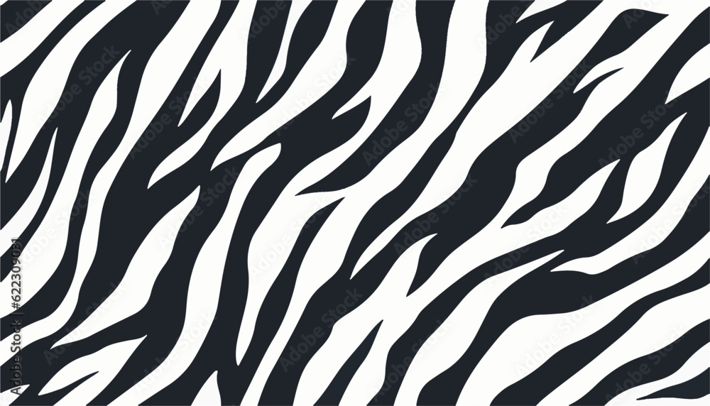 Hand drawn contemporary abstract zebra striped print. Modern fashionable template for design. Hand drawn contemporary abstract zebra striped print. Modern fashionable template for design.