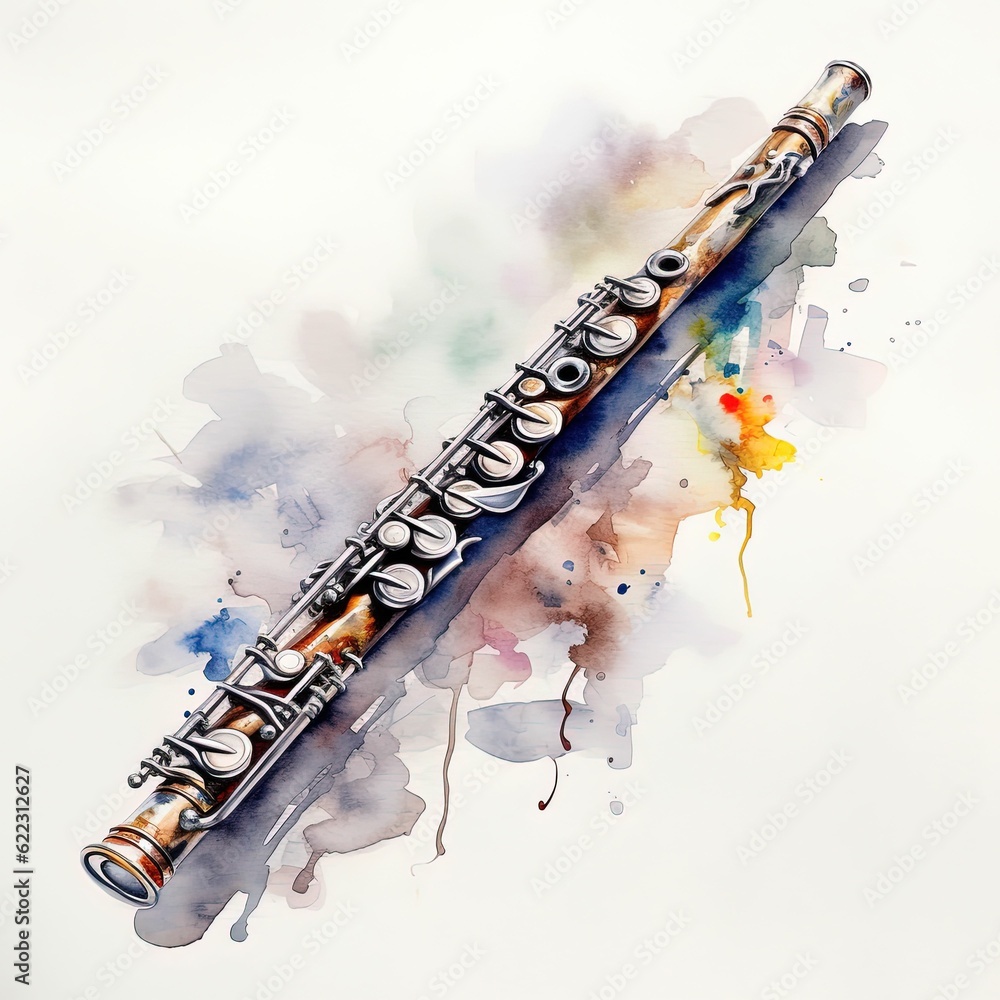 clipart, watercolor, musical instrument clipart