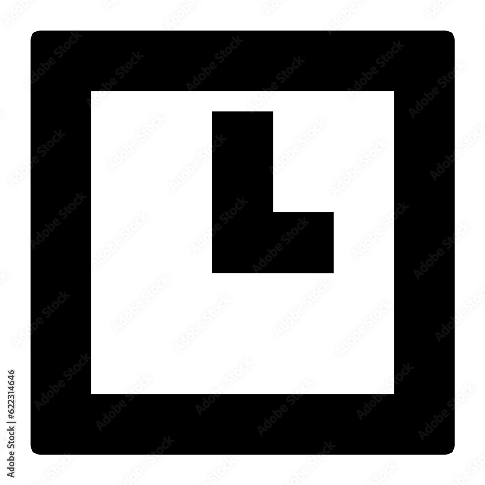 Clock icon. Suitable for website UI design Clock icon. Suitable for website UI design