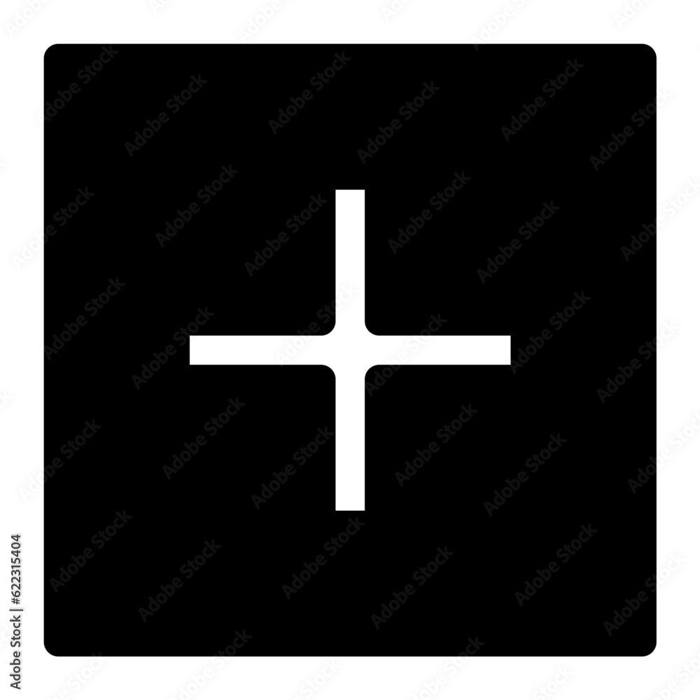 Obraz premium Add icon. Suitable for website UI design