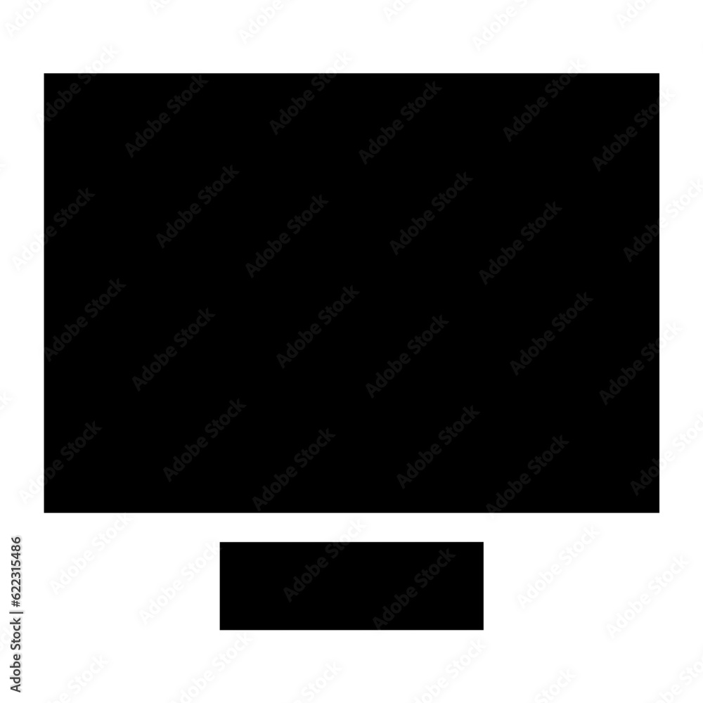 Monitor icon. Suitable for website UI design Monitor icon. Suitable for website UI design