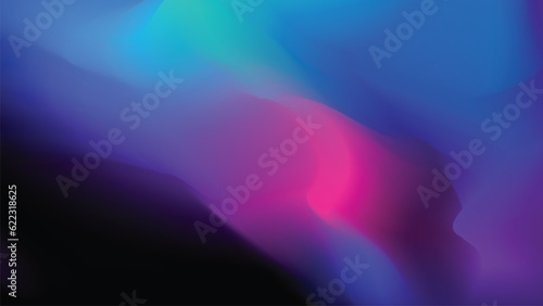 Abstract Vibrant Gradient background. Saturated Colors Smears. Vector EPS.