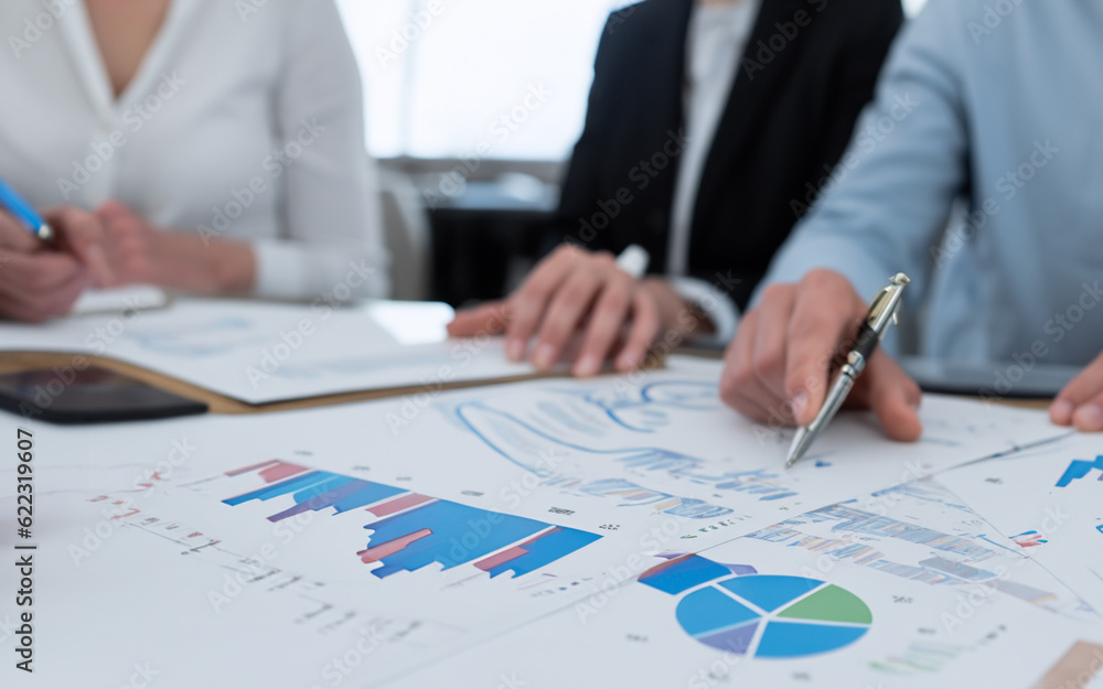 People discussing about financial charts. Businnes. AI generative. People discussing about financial charts. Businnes. AI generative.