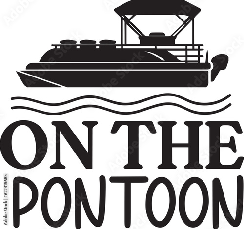 On the pontoon